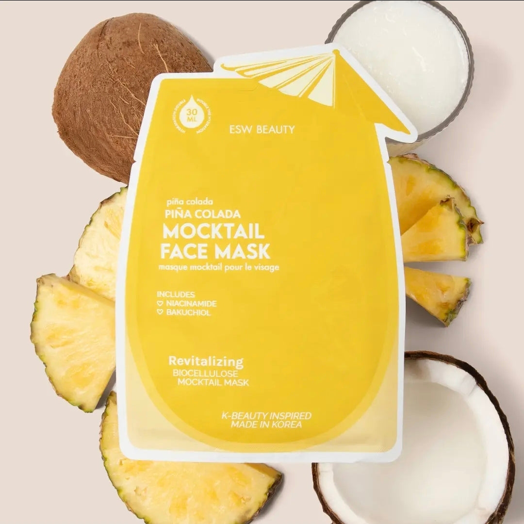 Pineapple Colada Revitalizing Biocellulose Mocktail Mask