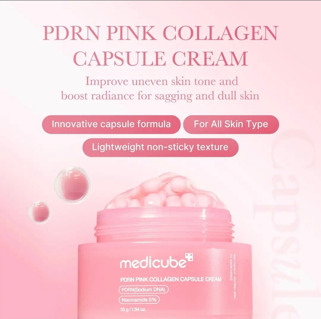 Medicube Pdrn Pink Collagen Capsule Cream