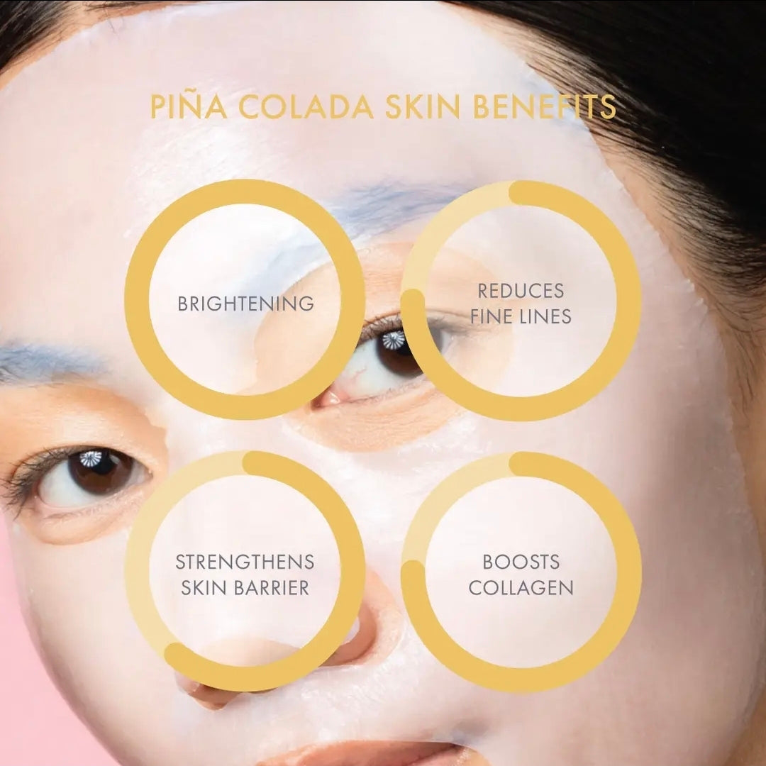 Pineapple Colada Revitalizing Biocellulose Mocktail Mask