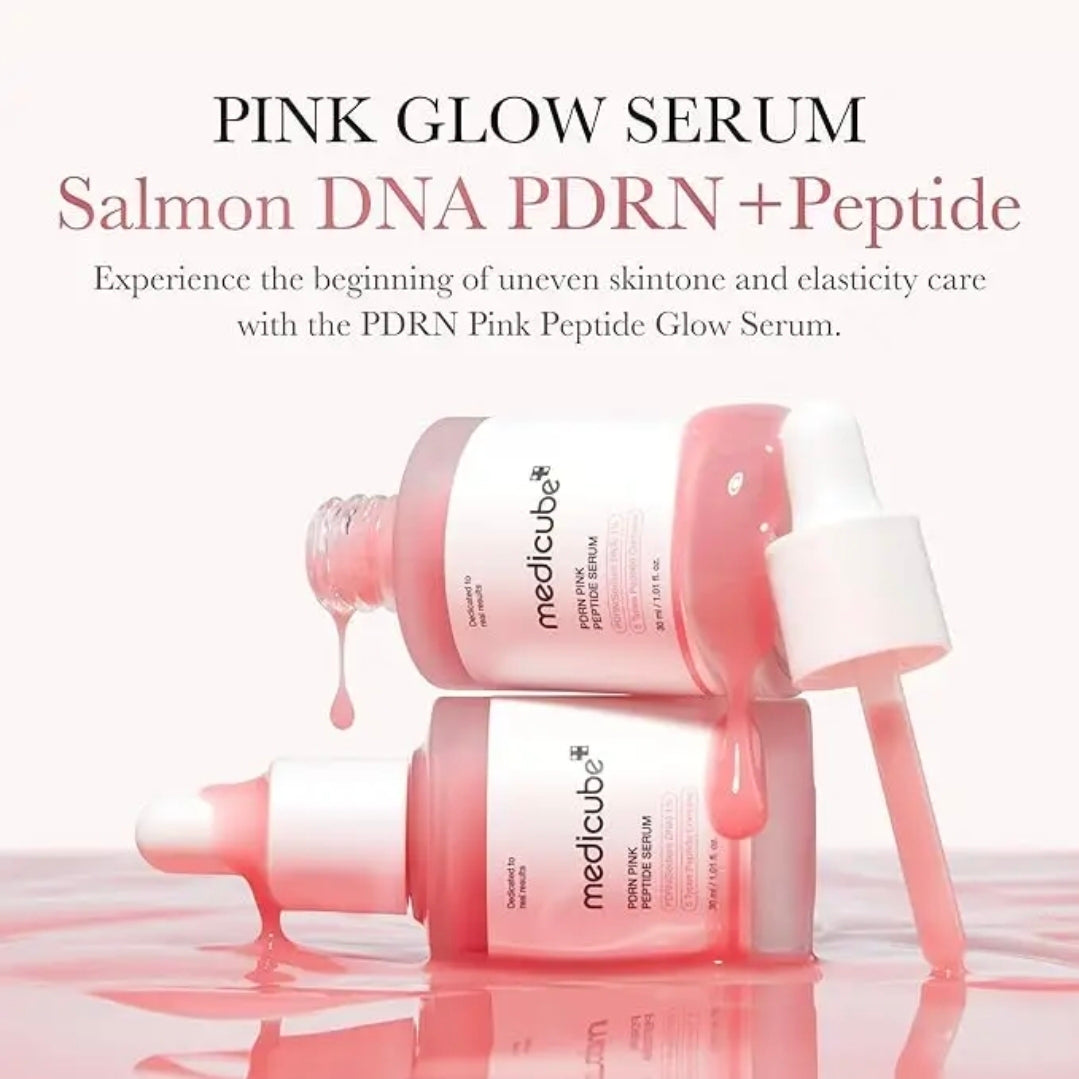 Medicube Salmon DNA Pdrn Pink Peptide Serum 30ml 1.01 fl. oz.