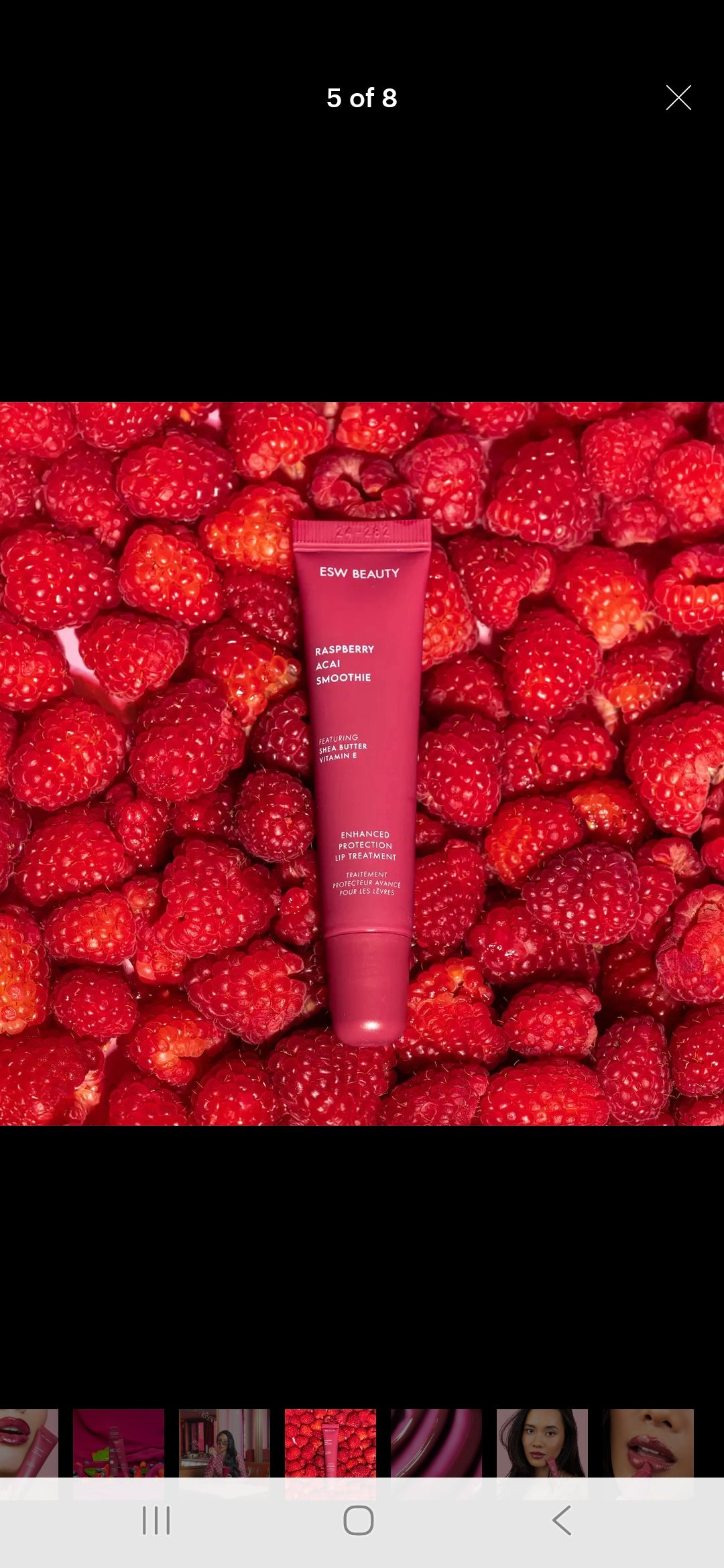 Raspberry Acai Smoothie Enhanced Protection Lip Treatment